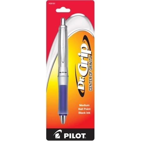 Pilot Pilot Corp. Of America 36181 Dr. Grip Center of Gravity Ballpoint Retractable Pen; Black Ink; Medium 36181